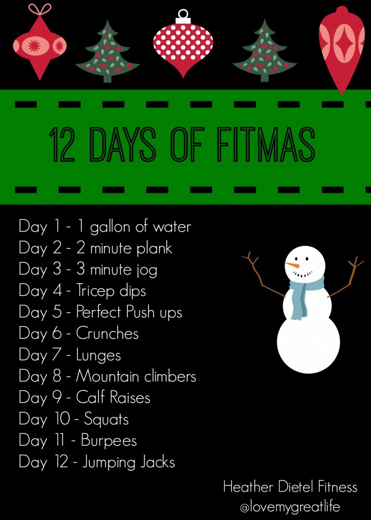 12 Days Of Fitmas Heather Dietel Fitness